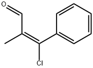 (Z)-3-CHLORO-2-METHYL-3-PHENYL-ACRYLALDEHYDE Structure