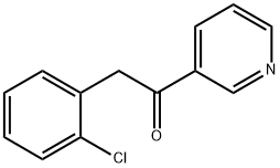 2-(2-CHLOROPHENYL)-1-(PYRIDIN-3-YL)ETHANONE Struktur