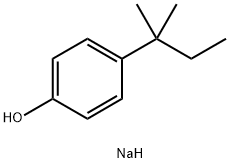 sodium 4-(1,1-dimethylpropyl)phenolate Structure