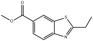 6-Benzothiazolecarboxylicacid,2-ethyl-,methylester(8CI,9CI) Structure