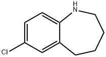 7-CHLORO-2,3,4,5-TETRAHYDRO-1H-BENZO[B]AZEPINE HYDROCHLORIDE Structure