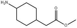 2-(4-氨基环己基)乙酸甲酯 结构式