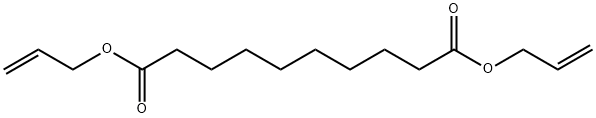 デカン二酸ジ(2-プロペニル) 化学構造式
