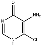 4(1H)-Pyrimidinone, 5-amino-6-chloro- (9CI) Struktur