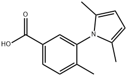 3-(2,5-二甲基-1H-吡咯-1-基)-4-甲基苯甲酸, 313701-78-9, 结构式