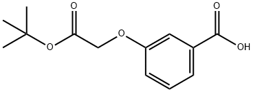 3 - (2 - 叔丁氧基-2 - 氧代乙氧基)苯甲酸, 313709-63-6, 结构式