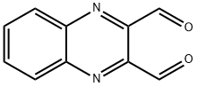 キノキサリン-2,3-ジカルボアルデヒド 化学構造式