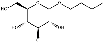 butyl D-glucoside 结构式
