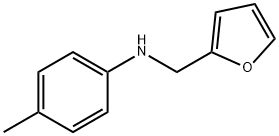 N-(呋喃-2-基甲基)-4-甲基苯胺, 3139-27-3, 结构式
