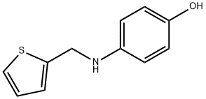 4-[(THIOPHEN-2-YLMETHYL)-AMINO]-PHENOL Struktur