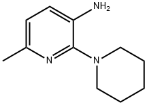 6-甲基-2-(1-哌啶基)-3-吡啶胺, 313950-14-0, 结构式