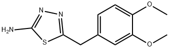 5-(3,4-DIMETHOXY-BENZYL)-[1,3,4]THIADIAZOL-2-YLAMINE Structure