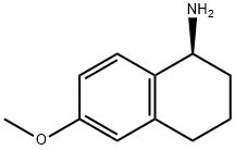 (1S)-6-メトキシ-1,2,3,4-テトラヒドロナフタレン-1-アミン 化学構造式