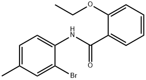 N-(2-bromo-4-methylphenyl)-2-ethoxybenzamide 结构式