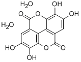 エラグ酸 水和物 化学構造式