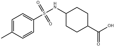 4-(TOLUENE-4-SULFONYLAMINO)-CYCLOHEXANECARBOXYLIC ACID Struktur