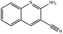 2-胺喹啉-3-甲腈,31407-25-7,结构式
