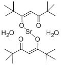 双(2,2,6,6-四甲基-3,5-庚二酮酸)锶 二水合物, 314075-42-8, 结构式