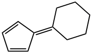 1-(2,4-Cyclopentadiene-1-ylidene)cyclohexane Struktur