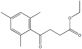 ETHYL 4-(2,4,6-TRIMETHYLPHENYL)-4-OXOBUTANOATE Struktur