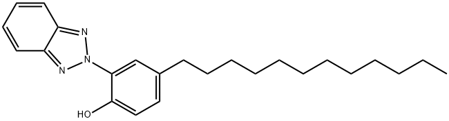 2-(2H-benzotriazol-2-yl)-4-dodecylphenol Struktur
