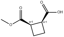 31420-52-7 (1R,2S)-rel-1,2-Cyclobutanedicarboxylic acid, 1-Methyl ester