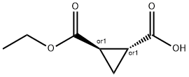 1,2-Cyclopropanedicarboxylicacid, 1-ethyl ester, (1R,2R)-rel-|(1R,2R)-2-ETHOXYCARBONYLCYCLOPROPANE-1-CARBOXYLIC ACID