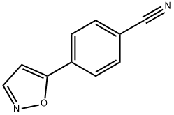 Benzonitrile, 4-(5-isoxazolyl)- (9CI) 化学構造式