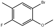 1-Bromo-4-fluoro-2-methoxy-5-methylbenzene Struktur
