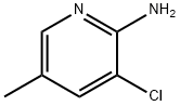 2-AMINO-3-CHLORO-5-METHYLPYRIDINE Struktur