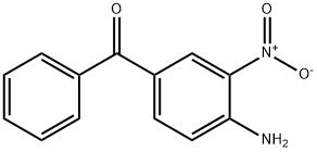 4-アミノ-3-ニトロベンゾフェノン 化学構造式