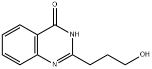 2-(3-ヒドロキシプロピル)-4(3H)-キナゾリノン 化学構造式