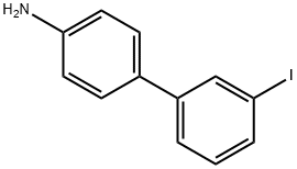 3'-Iodobiphenyl-4-amine 结构式