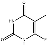 6-氟代胸腺嘧啶, 31458-36-3, 结构式