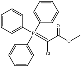 METHYL 2-CHLORO-2-(TRIPHENYLPHOSPHORANYLIDENE)ACETATE Structure