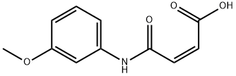 4-(3-METHOXYANILINO)-4-OXOBUT-2-ENOIC ACID Struktur