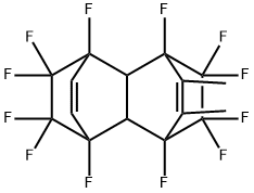 1,4,5,8,9,9,10,10,11,11,12,12-Dodecafluoro-1,4,4a,5,8,8a-hexahydro-2,3-dimethyl-1,4:5,8-diethanonaphthalene Structure