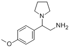 2-(4-methoxyphenyl)-2-(pyrrolidin-1-yl)ethan-1-amine Structure