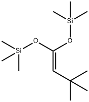 1,1-BIS(TRIMETHYLSILYLOXY)-3,3-DIMETHYL-1-BUTENE Structure