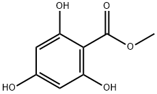 2,4,6-トリヒドロキシ安息香酸メチル 化学構造式