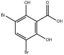 2,6-DIBROMO-3,5-DIHYDROXYBENZOIC ACID Struktur