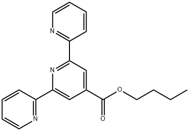 [2,2':6',2''-TERPYRIDINE]-4'-CARBOXYLIC ACID BUTYL ESTER Structure