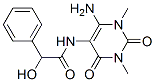 Benzeneacetamide,  N-(6-amino-1,2,3,4-tetrahydro-1,3-dimethyl-2,4-dioxo-5-pyrimidinyl)--alpha--hydroxy- Struktur