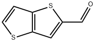 チエノ[3,2-B]チオフェン-2-カルボキシアルデヒド 化学構造式