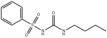 1-butyl-3-(phenylsulphonyl)urea Structure