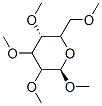 (2R,5R)-2,3,4,5-tetramethoxy-6-(methoxymethyl)oxane Struktur