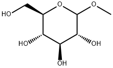 メチルD-グルコピラノシド 化学構造式