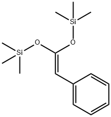 Β,Β-双(三甲基甲硅烷氧基)苯乙烯 结构式