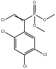 [2-Chloro-1-(2,4,5-trichlorophenyl)vinyl]phosphonic acid dimethyl ester 结构式
