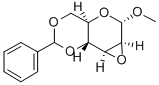 Methyl2,3-Anhydro-4,6-O-benzylidene-alpha-D-mannopyranoside Struktur